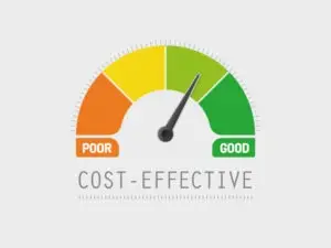 Ilustration about cost-effective 