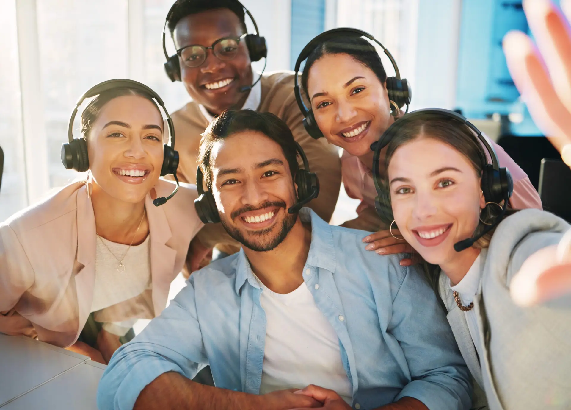 Call Centers agents happy