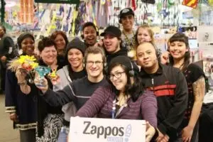 People working at Zappo in Customer Service
