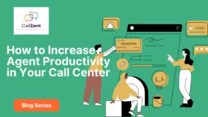Agent productivity tips shown in call center graphic