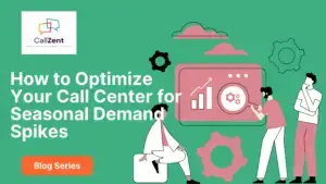 Seasonal demand call center optimization illustration