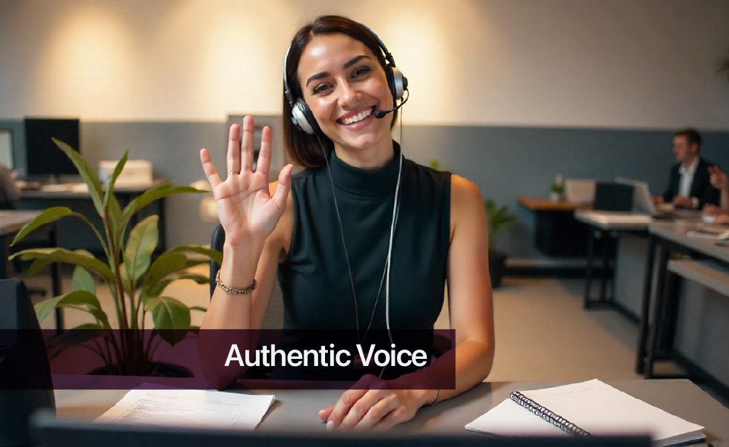 Authentic voice