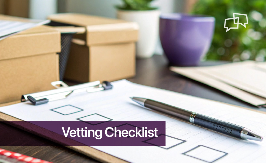 Vetting Checklist