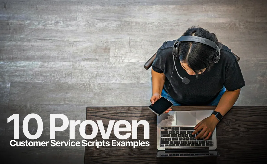 Customer Service Scripts Examples
