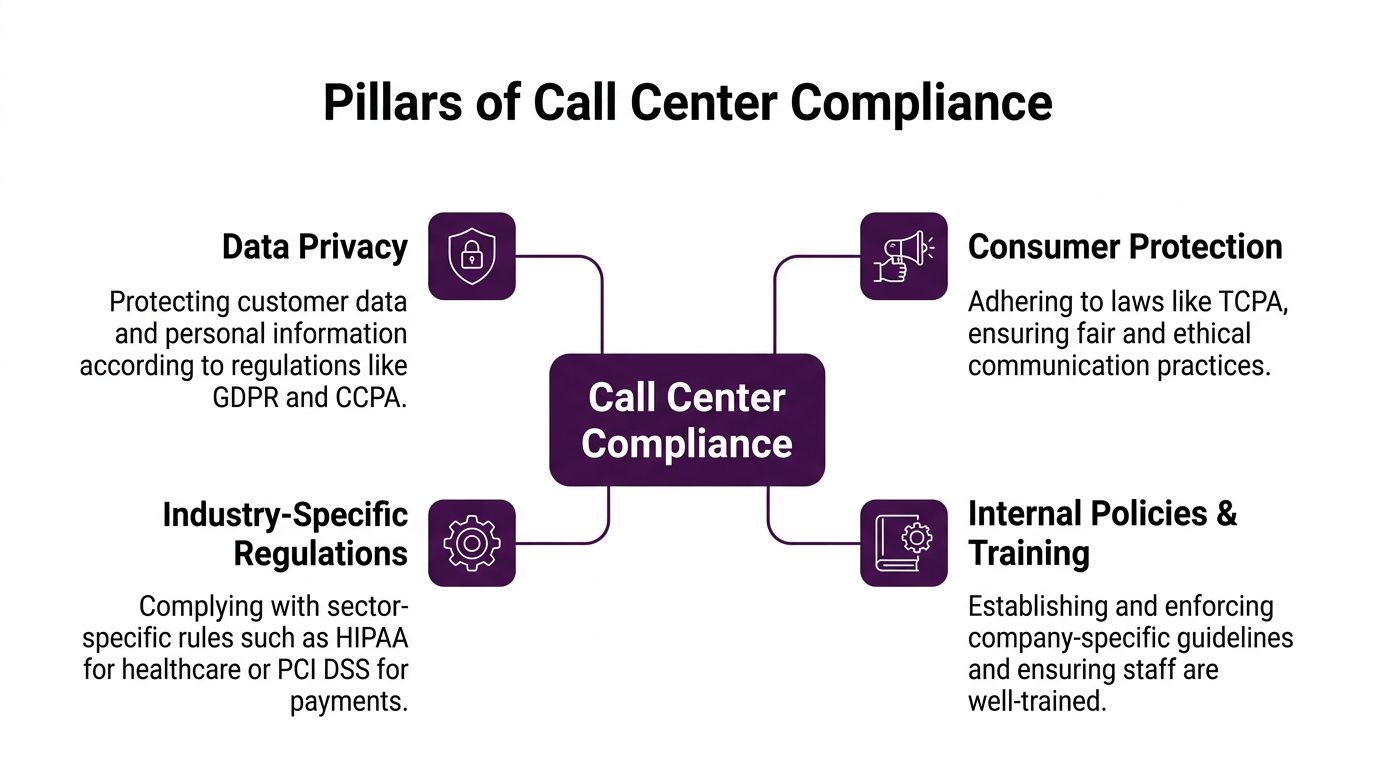 Call Center Compliance: A Nearshore BPO Guide for 2026 1 Infographic