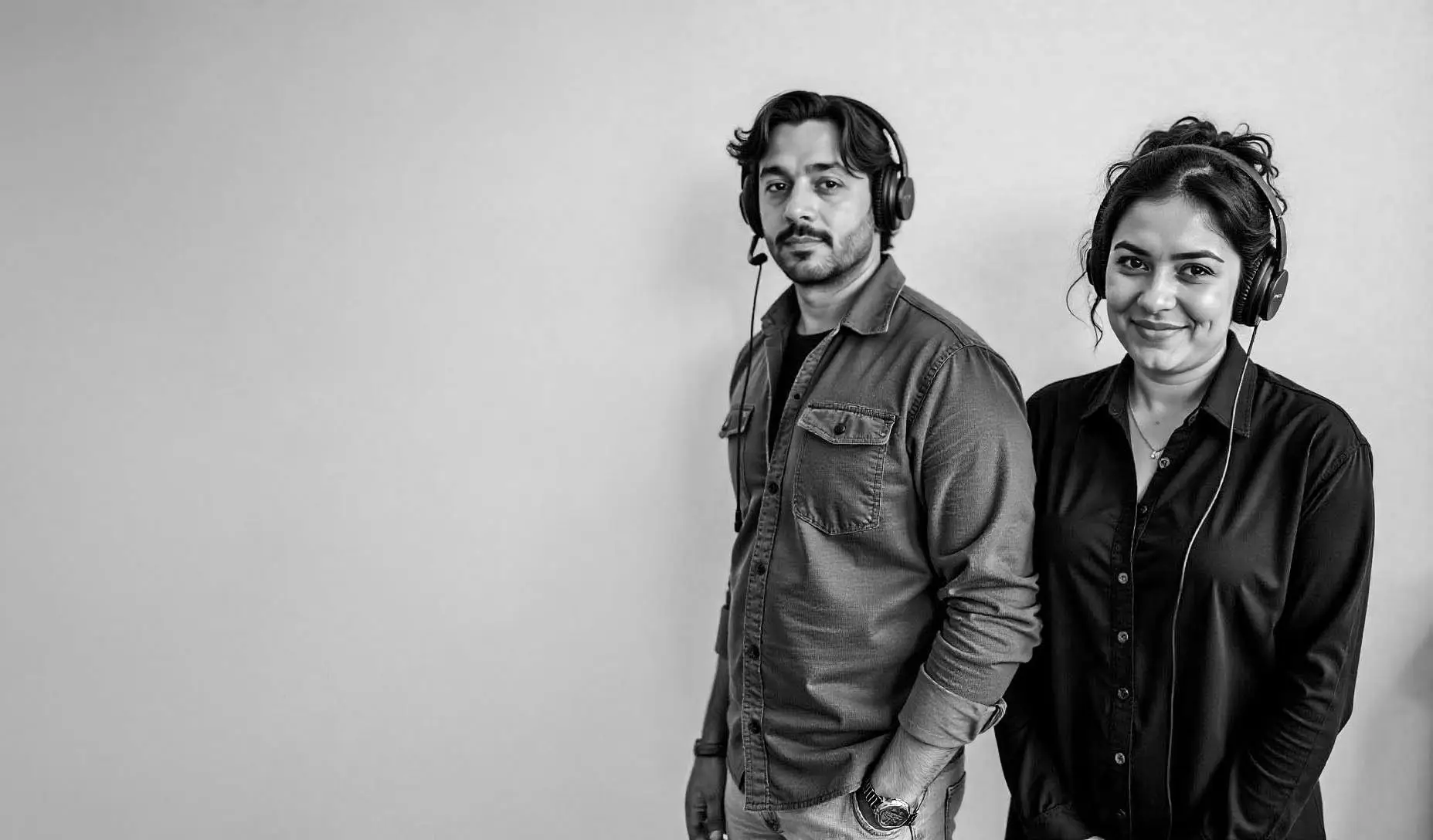 Inbound customer support agents assisting customers