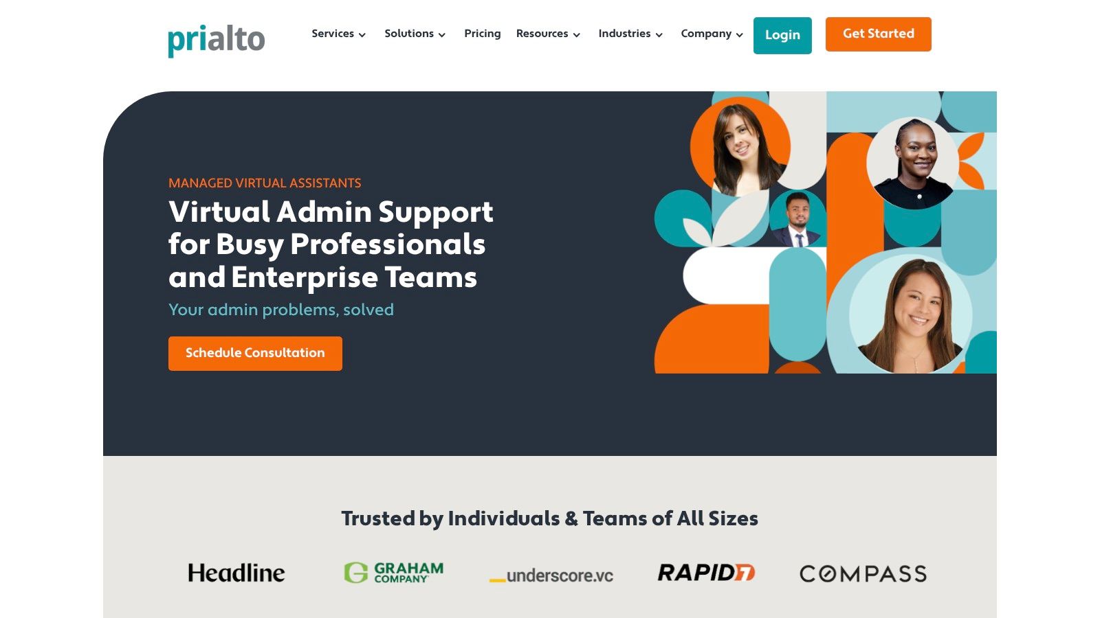 7 Best Virtual Assistant Services for 2026: A Guide 3 Prialto