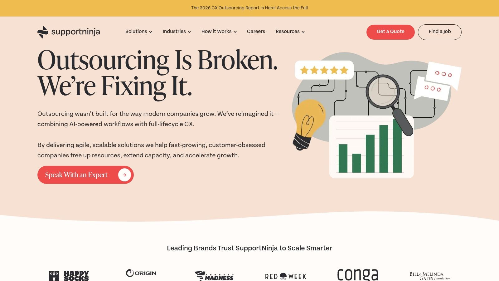 7 Top Customer Service Outsourcing Companies of 2026 7 SupportNinja