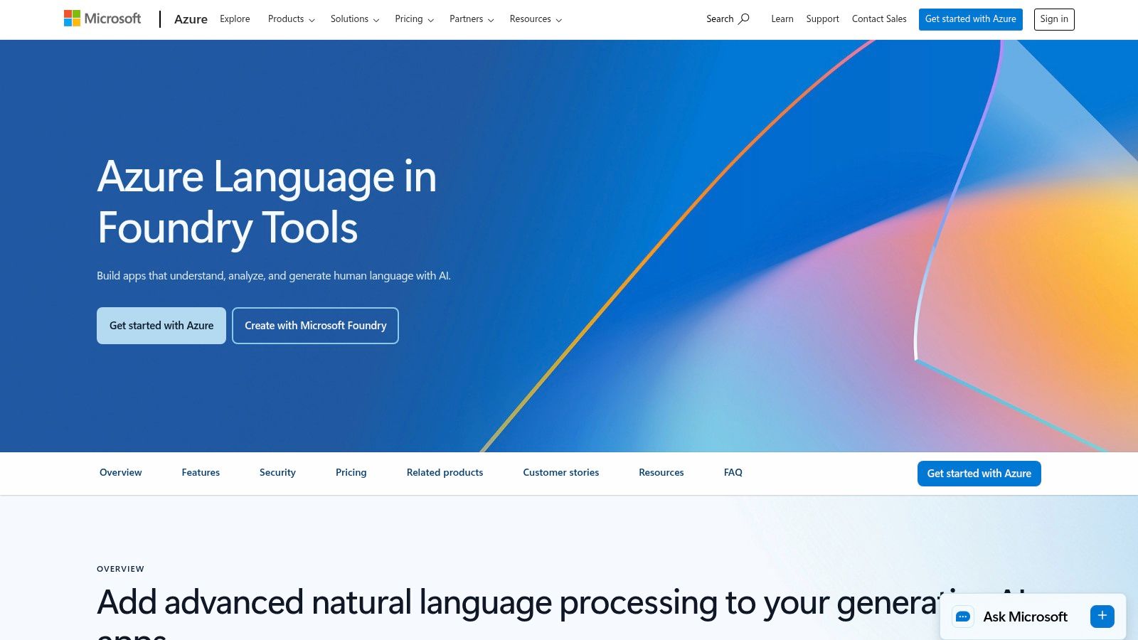 10 Best Sentiment Analysis Tools for Call Centers 3 Microsoft Azure AI Language (Text Analytics)
