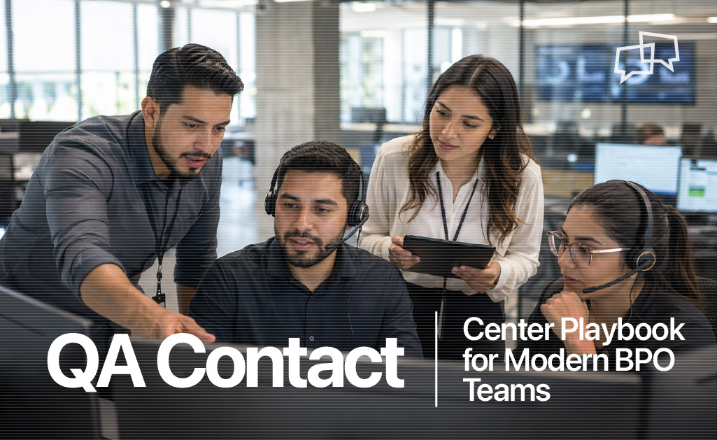 Quality assurance contact center playbook