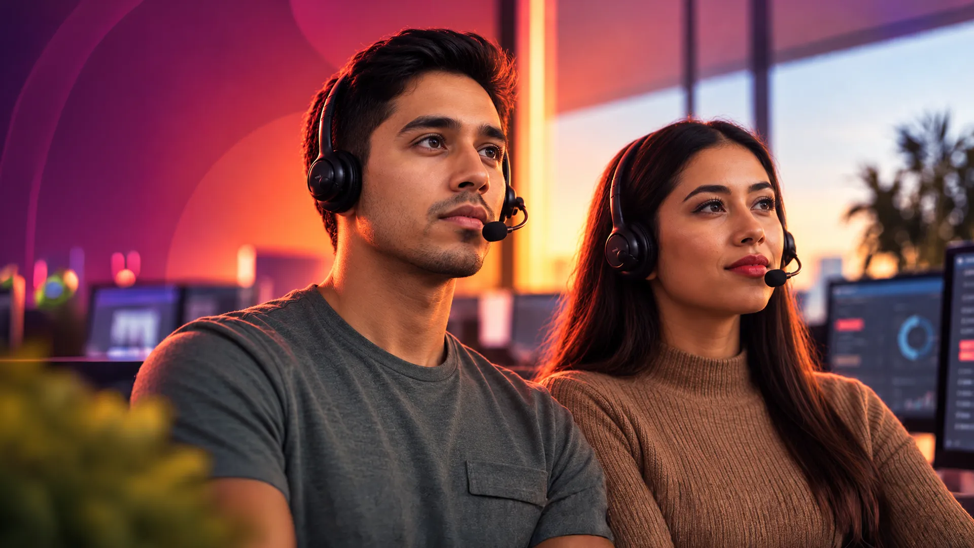 CallZent bilingual call center agents ready to answer customer support questions