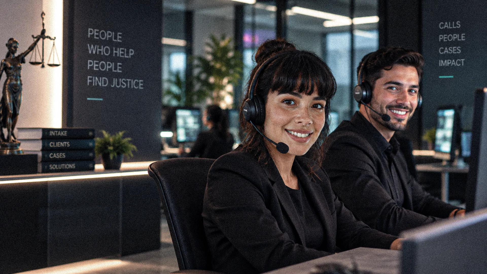 CallZent legal intake agents providing professional support for law firms