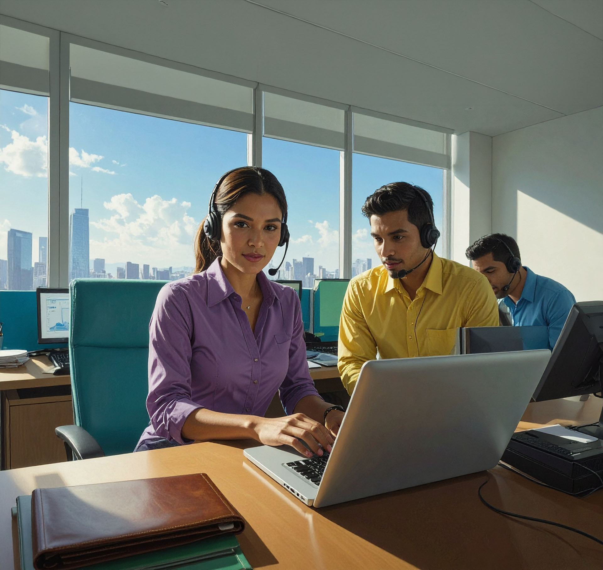 CallZent bilingual virtual assistant providing customer service outsourcing support in Mexico