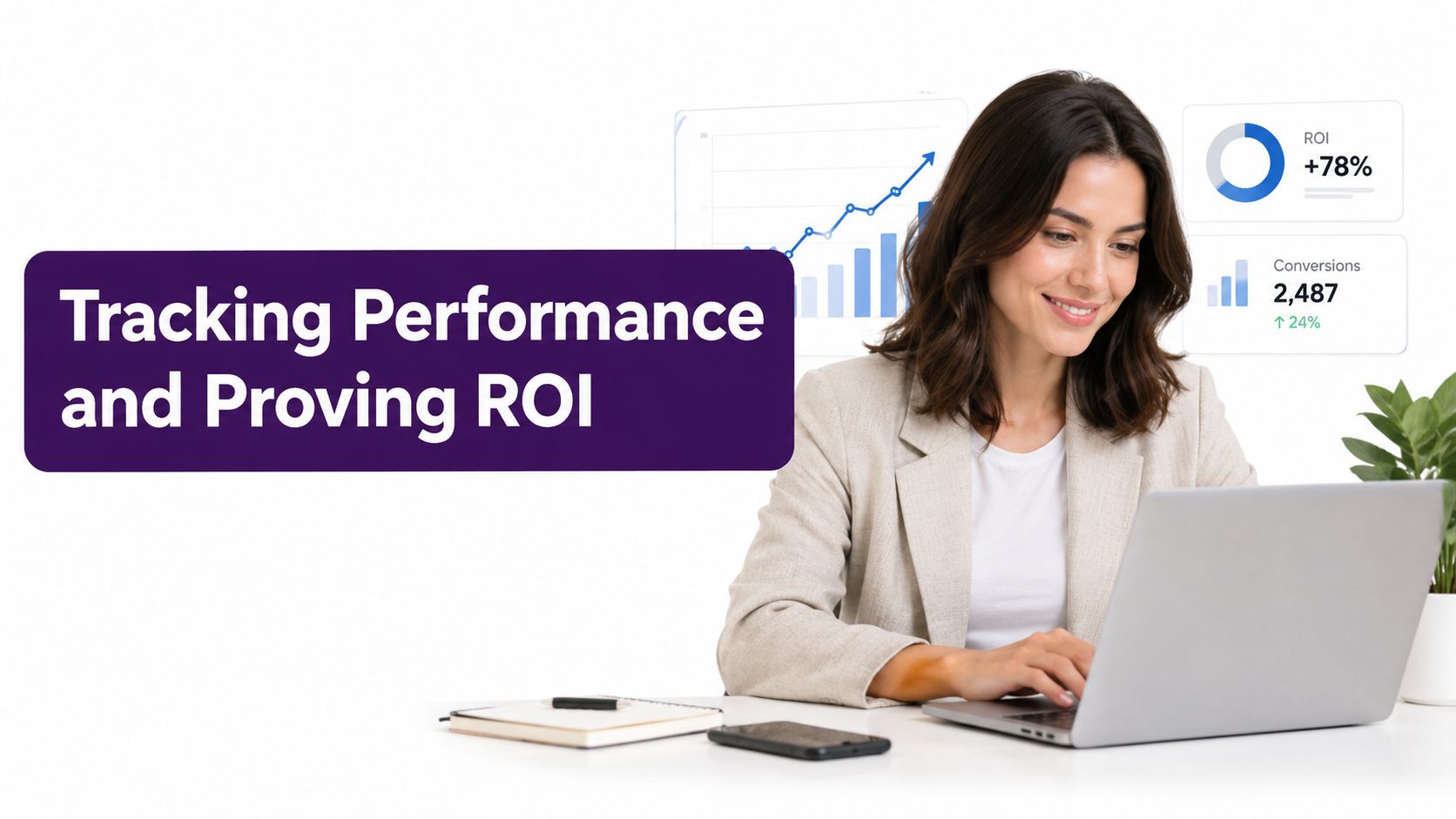 How to Use a Virtual Assistant in Your Business 3 Business professional reviewing virtual assistant performance and productivity analytics