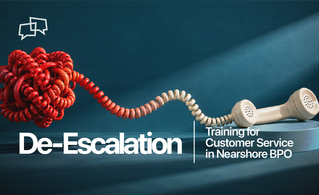 De-escalation Training for Customer Service